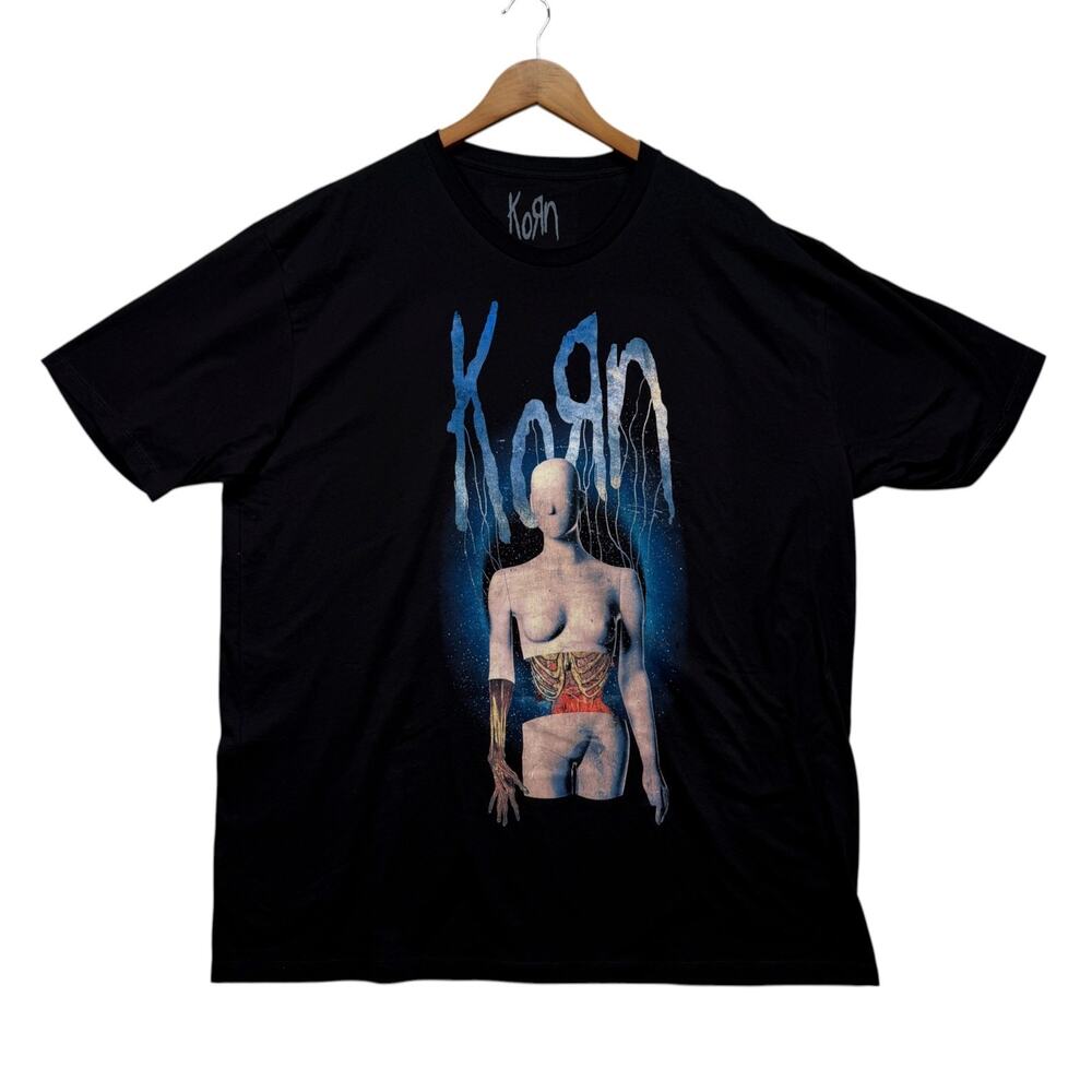 KORN Untouchables T Shirt RARE Slipknot Manson Nu Metal Tee Black Adult's 2XL